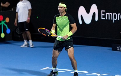 <p>Reigning champion Rafael Nadal <em>(Anadolu)</em></p>