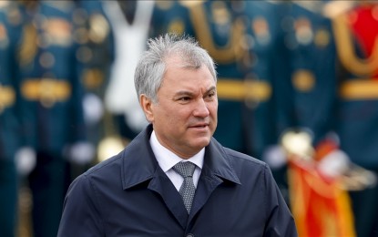 <p>Russian lawmaker Vyacheslav Volodin. <br /><em>(Anadolu)</em></p>