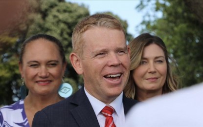 <p>New Zealand Prime Minister Chris Hipkins</p>