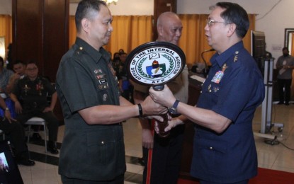 <p>Brig. Gen. Joel Alejandro Nacnac (left) <em>(Photo courtesy of AFP)</em></p>