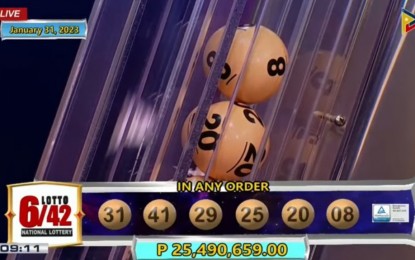 Ticket sold in Pateros wins P25-M lotto jackpot