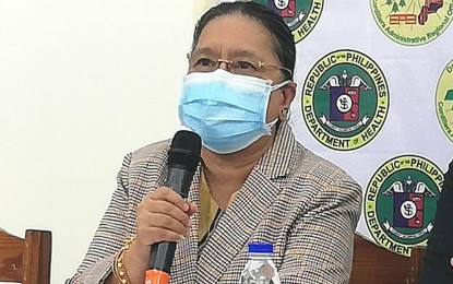 <p><strong>LICENSING</strong>. Dr. Virginia Narciso, licensing officer at the Department of Health – Cordillera, says in a press conference on Thursday (Feb. 2, 2023) that 91 of the 100 rural health units in the region have been granted a license by the DOH. The license entitles the facilities to an accreditation from the Philippine Health Insurance Corp. <em>(PNA photo by Liza T. Agoot)</em></p>