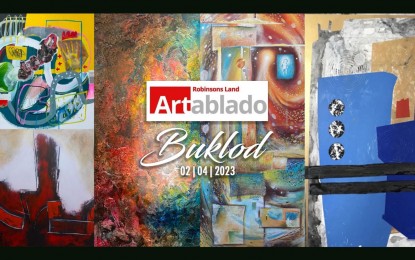 <p><strong>‘BUKLOD’.</strong> Several Filipino artists showcase their abstract masterpieces for the "Buklod" art exhibit in ARTablado starting on Saturday (Feb. 4, 2023). Buklod theme implies unity or alliance among diverse Filipino artists. <em>(Photo courtesy of Meyo de Jesus)</em></p>