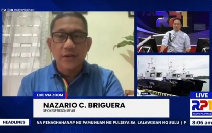 <p><strong>PRICES TO DROP</strong>. Bureau of Fisheries and Aquatic spokesperson Nazario Briguera says Monday (Feb. 6, 2023) prices of local blue mackerel scad may soon drop. In an interview with Radyo Pilipinas, Briguera said the price decline is expected following the end of the close fishing season in the northeast portion of Palawan. <em>(Screengrab) </em></p>