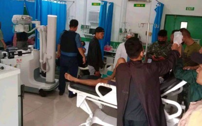 <p><strong>AMBUSHED.</strong> A Marine sergeant was killed while three others were wounded in an ambush by suspected Islamic militants in Marogong town, Lanao del Sur province, on Saturday (Feb. 4, 2023). The injured are getting medical care in a local hospital in Parang town in neighboring Maguindanao province. <em>(Photo courtesy of Marogong MPS)</em></p>