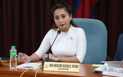 <p>Bohol 3rd District Rep. Kristine Alexie Tutor</p>