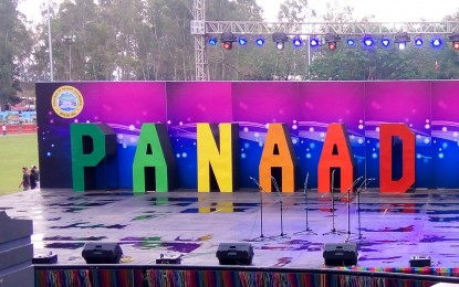 <p><strong>RETURN OF PANAAD FESTIVAL.</strong> The main stage of the 26th edition of the Panaad sa Negros Festival in 2019 at the Panaad Stadium in Barangay Mansilingan, Bacolod City. Negros Occidental's "festival of all festivals" will return on April 17 to 23, 2023 after a three-year hiatus due to the Covid-19 pandemic<em>. (File photo)</em></p>
