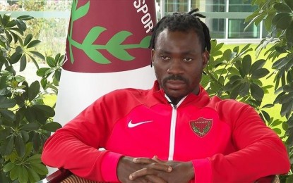 <p>Ghanaian footballer Christian Atsu</p>