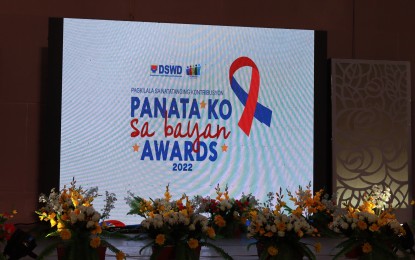 <p><strong>MODEL LGU. </strong>Sampaloc town in Quezon province was named the model local government unit for implementing the social pension fund for senior citizens in Region 4A (Calabarzon) during the "Panata Ko Sa Bayan Awards" of the Department of Social Welfare and Development at Tagaytay City International Convention Center in Cavite on Wednesday (Feb. 8, 2023). The town achieved a 100-percent implementation rate. <em>(Courtesy of Sampaloc, Quezon Facebook) </em></p>