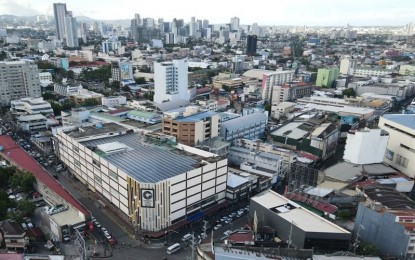 <p>The Cebu City commercial area at the height of the coronavirus disease 2019 (Covid-19) pandemic.<em> (PNA file photo by Jun Nagac)</em></p>