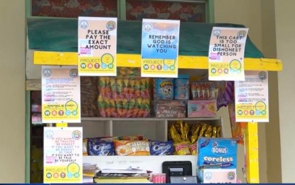 <p><strong>HONESTY CART</strong>. An honesty cart was put up at the Remedios National High School in Lubao town, Pampanga province to promote the value of honesty among students. The initiative is in line with Project Watch, a program of the Department of Education which aims to restore and strengthen the values of punctuality and honesty among the youth.<em> (Photo courtesy of DepEd-Region 3)</em></p>