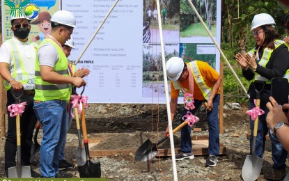 <p><strong>GROUNDBREAKING.</strong> Key officials from the Department of Agriculture (DA) and Maasin City government break ground for the World Bank-funded road project in Southern Leyte province in this Feb. 10, 2023 photo. The project will be completed next year. <em>(Photo courtesy of DA)</em></p>