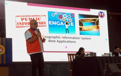 <p><strong>PUBLIC ENGAGEMENT.</strong> The Department of Public Works and Highways says its trust rating has increased following the adoption of the Freedom of Information strategy. Andro Santiago, DPWH OIC of the Stakeholders Affairs Division, during the 2023 FOI Roadshow in Dumaguete City Thursday (Feb. 16, 2023) reported that public engagement had helped them gain the people's trust. <em>(PNA photo by Judy Flores Partlow)</em></p>