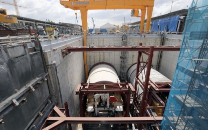 <p><strong>BIG-TICKET PROJECT.</strong> The ongoing construction of the Metro Manila Subway Project. The Department of Transportation is seeking the participation of private Japanese firms in the bidding for several big-ticket transportation projects in the railway and aviation sectors. <em>(PNA photo by Joey O. Razon)</em></p>