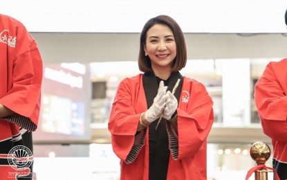 <p><strong>IMPORTANT TOURISM MARKET.</strong> Manila considers Japan as an important tourism market, Tourism Secretary Christina Frasco said during the 2023 Japan Fiesta in Makati on Saturday (Feb. 18, 2023). Frasco said the Philippines is participating in the World Expo 2025 to be held in Osaka as an expression of support to Japan. <em>(Photo courtesy of DOT)</em></p>