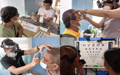 <p><strong>FREE EYE SCREENING</strong>. The Department of Health gives free eye screening services to indigents, specifically to those with diabetes, in Luna town, La Union in this undated photo. The health department targets to conduct more free eye screening services in other parts of the region, especially those in geographically isolated and disadvantaged areas. <em>(Photo courtesy of DOH-CHD-1)</em></p>