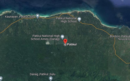 <p>Google map of Patikul municipality, Sulu.</p>