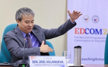 <p><strong>ADDRESS JOB MISMATCH</strong>. As the co-chairperson of Second Congressional Commission on Education (EDCOM 2) Standing Committee on TVET and Lifelong Learning, Senate Majority Leader Joel Villanueva urges on Tuesday (Feb. 21, 2023) the members of the committee in the private sector to address the issue of job-skills mismatch in the country with the help of enterprise-based training and development of higher technology qualifications that meets the global demand. <em>(Photo courtesy of Joel Villanueva Facebook page) </em></p>