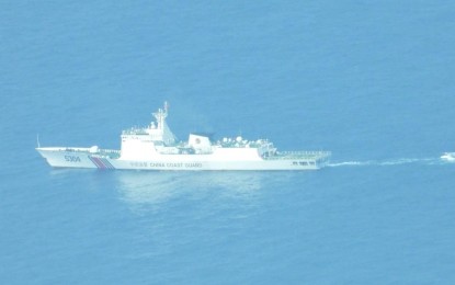 <p><strong>INCURSION.</strong> About 30 suspected Chinese vessels are still at the Sabina and Ayungin Shoals within the country's exclusive economic zone in the West Philippine Sea, according to the Philippine Coast Guard on Feb. 22, 2023, based on information gathered from the National Task Force - West Philippine Sea. The PCG said it will publicize all reported incursions into Philippine waters to force China to respond. <em>(Courtesy of PCG Commodore Jay Tarriela)</em></p>