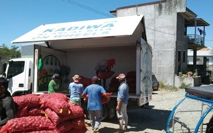 <p><strong>LOGISTICS SUPPORT</strong>. The Department of Agriculture (DA) provides support in logistics from onion growers to market vendors and institutional buyers from Feb. 22 to 24, 2023. The department has tapped the Kadiwa on Wheels program to deliver local onions. <em>(Photo courtesy of DA)</em></p>
