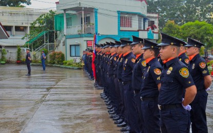 <p><strong>FIRE PREVENTION.</strong> Firemen join the Fire Prevention Month activity in Tacloban City despite heavy rainfall Wednesday morning (March 1, 2023). Despite the weather disturbance, officials led by the Bureau of Fire Protection (BFP) held a motorcade around the city and an opening program at the Rizal Park here to drumbeat the month-long intensified fire safety drive. <em>(Photo courtesy of BFP)</em></p>