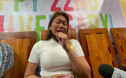<p><strong>CRY FOR JUSTICE.</strong> Leny Baguio, mother of a hazing victim in Cebu, faces the media with representatives of the Public Attorney's Office in Quezon City on Thursday (March 2, 2023). Baguio said unlike the much-publicized death of John Matthew Salilig, whose body was found in Cavite province on Feb. 28, the case of his son, Ronnel, has been confined to the police blotter. <em>(Courtesy of Radyo Pilipinas)</em></p>