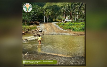 <p><strong>RURAL ROAD</strong>. A village in Maasin City, Southern Leyte included for farm-to-market road construction as approved in 2022 in this Feb. 10, 2023 photo. At least five farm-to-market roads in Eastern Visayas worth PHP725 million have been endorsed for funding under the Philippine Rural Development Project funded by the World Bank. <em>(Photo courtesy of Department of Agriculture)</em></p>
<p> </p>