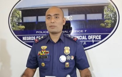 <p>Special Investigation Task Group spokesperson Lt. Col. Gerard Ace Pelare. <em>(Screengrab from PRO-7 video)</em></p>