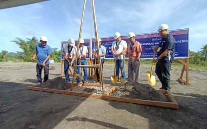 <p><strong>FUTURE SITE.</strong> Officials break ground for the future Office of Civil Defense integrated regional office in Palo, Leyte in this March 4, 2023 photo. The facility will boost the agency’s disaster response capacity. <em>(PNA photo by Roel Amazona)</em></p>
