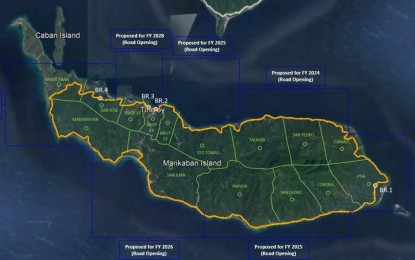 <p><strong>CONNECTING VILLAGES</strong>. The Tingloy Circumferential Road in Tingloy, Batangas is expected to be completed in 2029, spanning more than 31 kilometers and connecting all the town’s villages. The road is also expected to boost tourism and uplift the economy of the town.<em> (Image courtesy of DPWH-Regional Office IV-A)</em></p>