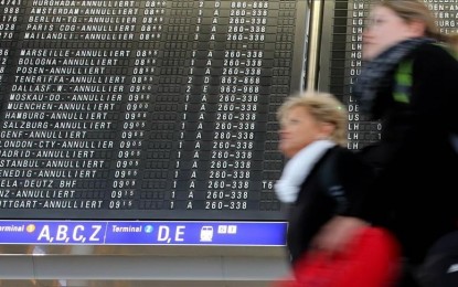 World air travel rises 67% in January