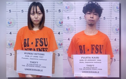 <p>Kumai Hitomi (left) and Fujita Kairi, Japanese nationals wanted for theft <em>(Courtesy of Immigration-Philippines)</em></p>