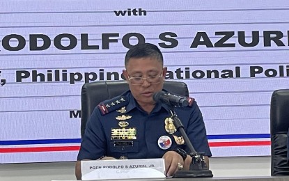 <p>PNP chief Gen. Rodolfo Azurin Jr. <em>(File photo)</em></p>