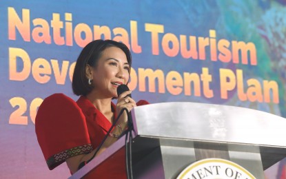 <p>Department of Tourism Secretary Christina Frasco <em>(PNA photo by Yancy Lim)</em></p>