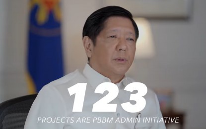 <p><strong>INFRASTRUCTURE DEVELOPMENT.</strong> In the latest episode of his vlog, President Ferdinand R. Marcos Jr. says well-studied infrastructure projects from previous administrations must continue for the benefit of the nation and the people. <em>(Screengrab from BBM YouTube account)</em></p>