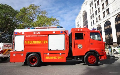 <p><strong>NEW FIRE TRUCK</strong>. The Iloilo City Fire Station of the Bureau of Fire Protection (BFP) is a recipient of a chemical fire truck inaugurated and commissioned on Monday (March 20, 2023). The firetruck is the first of its kind in the city, said BFP Iloilo City Fire Marshal Chief Inspector Vincie Jojo Aldeguer in an interview on Tuesday (March 21, 2023). <em>(Photo courtesy of Arnold Almacen)</em></p>