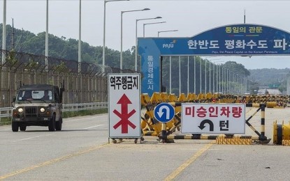 <p>The South and North Korea border.  <em>(Anadolu)</em></p>