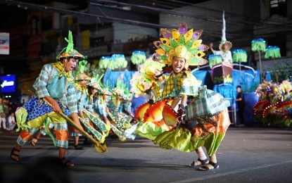 <p><strong>FESTIVITIES</strong>. Performers take part in a street dance competition during thee Hundred Islands Festival in Alaminos City, Pangasinan on March 18, 2023. The month-long festival is expected to attract more tourists to the famous national park. <em>(Photo courtesy of Alaminos LGU)</em></p>