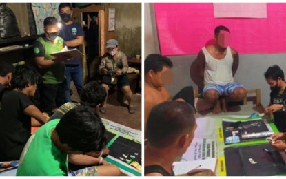 <p><strong>DISMANTLED.</strong> Anti-narcotics agents show the illegal shabu drug items seized from four suspects in Koronadal City, South Cotabato province, and three suspects from Alabel town, Sarangani on Thursday (March 23, 2023). A total of PHP110,000 worth of shabu drugs was seized from two drug dens that were dismantled. <em>(Photo courtesy of PDEA-12)</em></p>