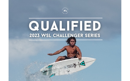 <p><strong>WORLD SERIES.</strong> Siargao professional surfer John Mark Tokong is set to compete in the upcoming 2023 World Surf League Challenger Series (2023 WSL CS) in May this year in Australia. If successful, Tokong will qualify to compete in this year’s WSL Championship Tour slated in June. <em>(Photo grabbed from KS Boardriders Surf Shop Facebook Page)</em></p>