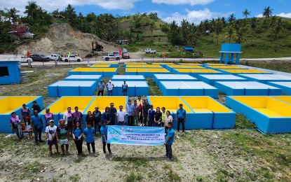 <p><strong>MARINE HATCHERY.</strong> Undated photo shows the new PHP31-million marine hatchery in Ligao City in Albay province. The facility located in Barangay Maonon will produce different species such as milkfish, saline tilapia and mangrove crabs. <em>(Photo courtesy of Rep. Fernando Cabredo)</em></p>