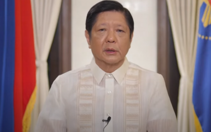 <p><strong>FUNCTIONAL JUSTICE</strong>. President Ferdinand Marcos Jr. virtually gives his speech before the plenary session of the Second Session for Summit for Democracy on Wednesday (March 30, 2023). Marcos said the rule of law prevails in the Philippines and its criminal justice system is functioning fully.<em> (Screengrab from The Summit for Democracy's Youtube channel)</em></p>