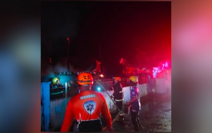 <p><strong>FIRE PREVENTION MONTH.</strong> Firemen respond to a fire in Paranas, Samar on March 27, 2023. The Bureau of Fire Protection has recorded 20 fire incidents in Eastern Visayas this month, leaving PHP4.36 million worth of losses. <em>(Photo courtesy of MDRRMO Motiong, Samar)</em></p>