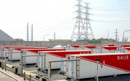 <p><strong>POWER SOURCE.</strong> The Battery Energy Storage System facility of San Miguel Corporation Global Power Holdings in Limay, Bataan was inaugurated by President Ferdinand R. Marcos Jr. on March 31, 2023. The facility utilizes advanced lithium-ion battery technologies that capture electricity produced by renewable and non-renewable sources for discharge at a later time. <em>(PNA photo by Rey Baniquet)</em></p>