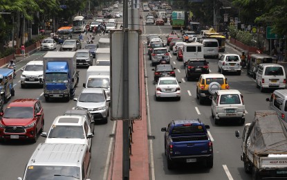 <p><strong>RUSH HOUR.</strong> Traffic begins to build up along España Boulevard in Manila in this photo taken April 11, 2023. Mayor Honey Lacuna on Thursday (Aug. 8, 2024) ordered the immediate implementation of a "no apprehension during rush hours" policy in the streets of Manila to ensure the smooth flow of traffic during the busy times of the day. <em>(PNA file photo by Yancy Lim)</em></p>