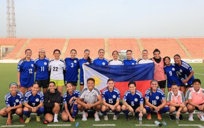 <p>The Philippine women's football team <em>(Photo from Philippine Women's National Football Team Facebook page)</em></p>