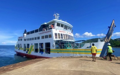 <p><strong>MAIDEN VOYAGE.</strong> The MV Island Paradise, operated by the Saiddi Agri-Farm and Trading, Inc. (SAFTI), has been given a certificate of public convenience to start operations starting April 25, 2023. It will serve a 'roll on, roll off' operation between the provinces of Maguindanao del Norte and Basilan. <em>(Photo courtesy of MOTC-BARMM)</em></p>