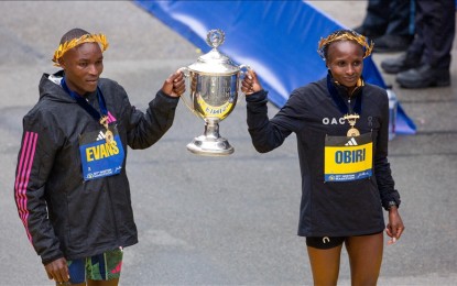 Kenyans dominate Boston Marathon