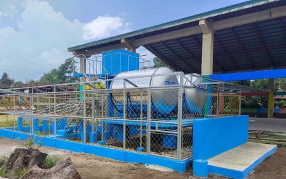 <p><strong>CLEAN WATER</strong>. One of the three solar-powered water system projects of the Ako Bicol (AKB) Party-List in Tiwi town, Albay province is now 80 percent complete. AKB Representative Elizaldy Co says on Thursday (April 20, 2023) the AKB remains committed to the well-being of Bicolanos by expanding their solar-powered water supply system program. <em>(Photo from AKB Rep. Elizaldy Co's Facebook page)</em></p>