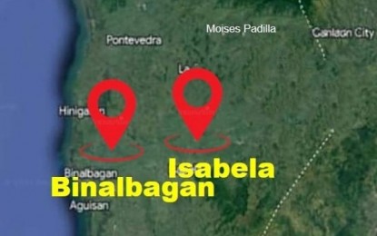 <p><strong>CLASH SITE</strong>. A map showing the site of the encounter between troops of the Philippine Army’s 94th Infantry Battalion and fighters of the New People’s Army at the boundary of Binalbagan and Isabela in Negros Occidental Thursday morning (April 20, 2023). A still unidentified rebel died during the encounter, the military said.<em> (Image courtesy of 94IB, Philippine Army)</em></p>